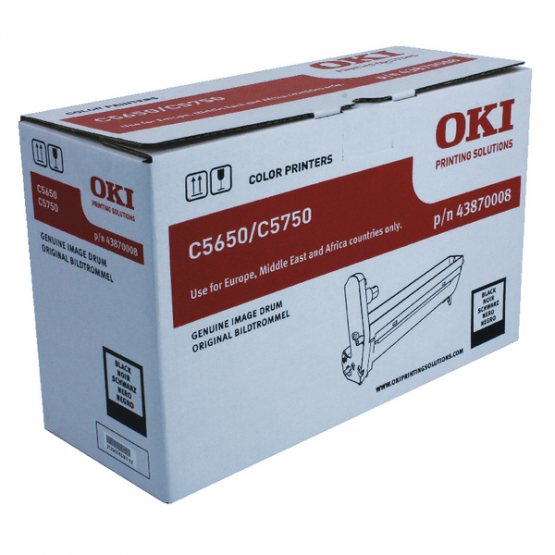 Oki C5650 Black Original Imaging Drum (43870008) 